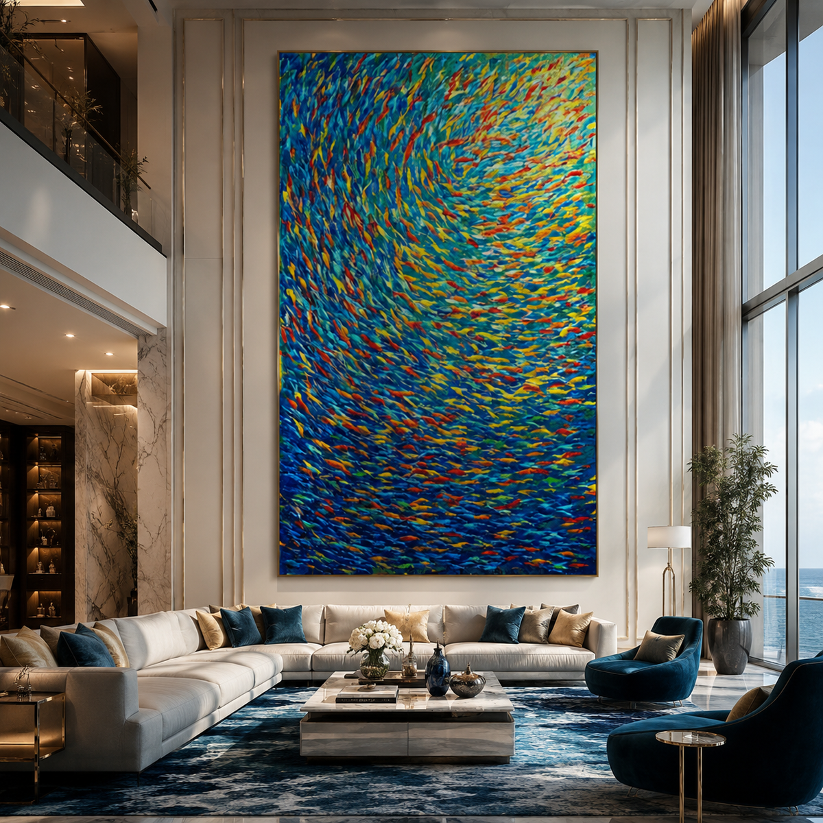 AVIORART Moving as One Wall Art Canvas