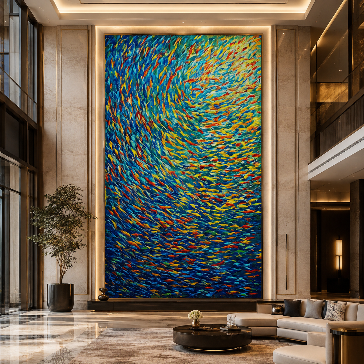 AVIORART Moving as One Wall Art Canvas