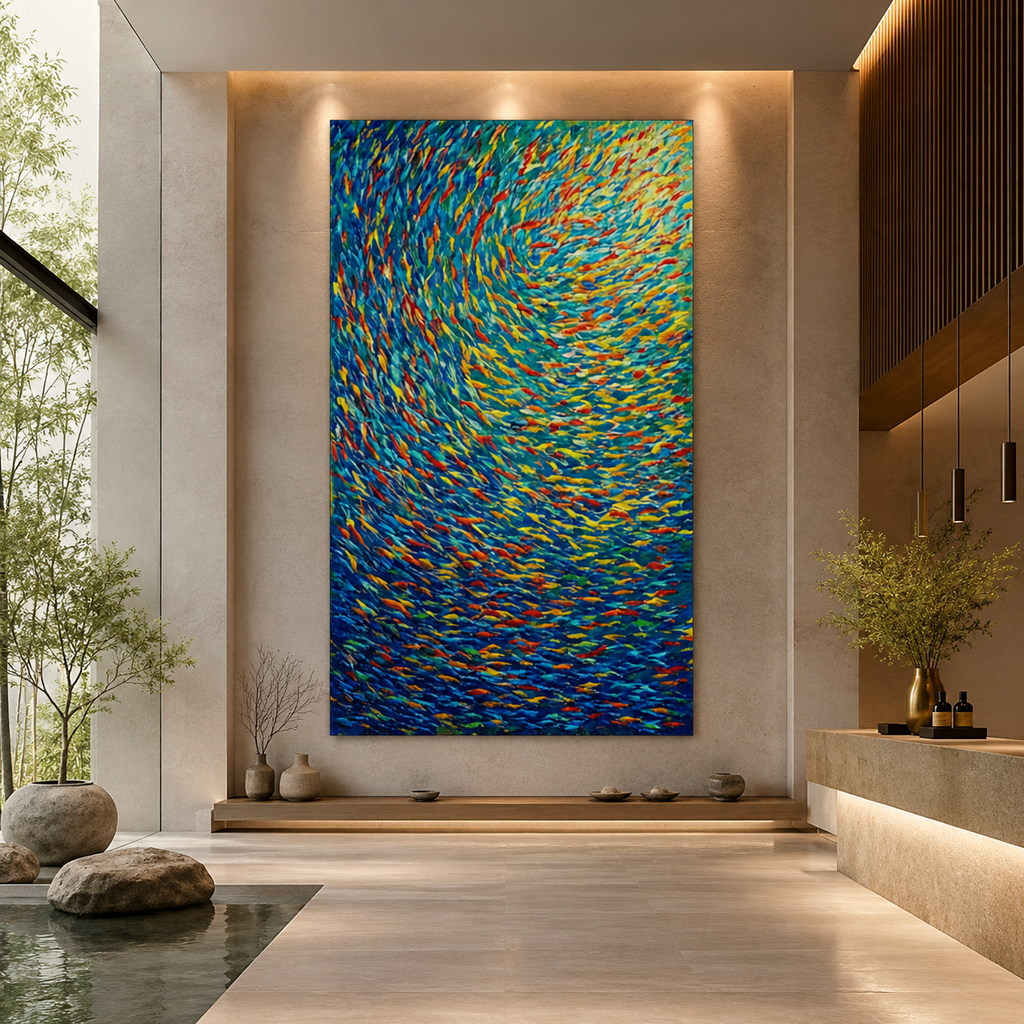 AVIORART Moving as One Wall Art Canvas