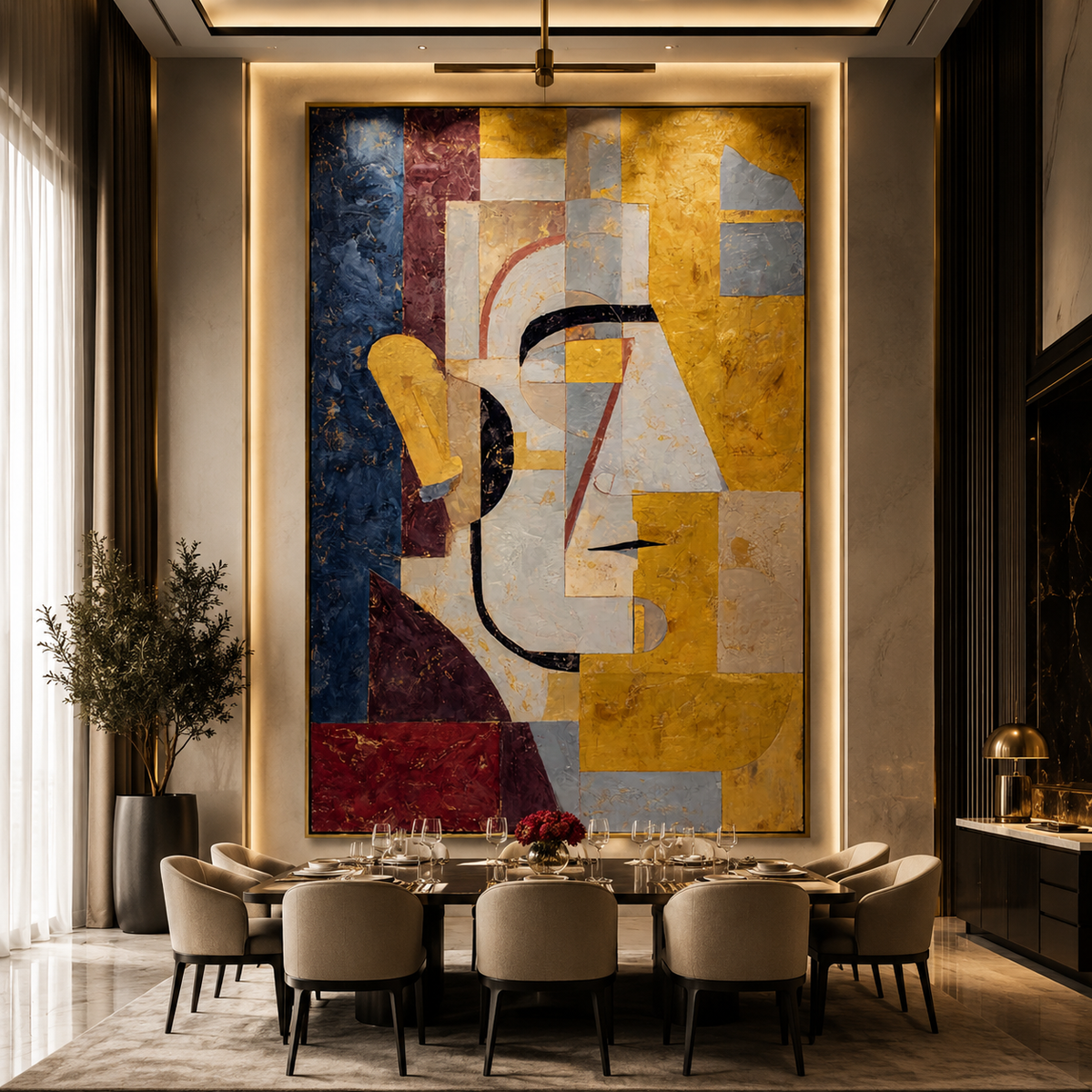 AVIORART Multifaceted Wall Art Canvas