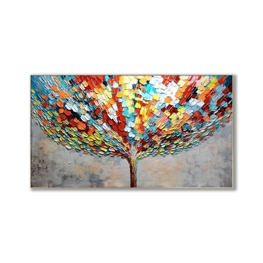 AVIORART New Prosperity Tree Wall Art Canvas