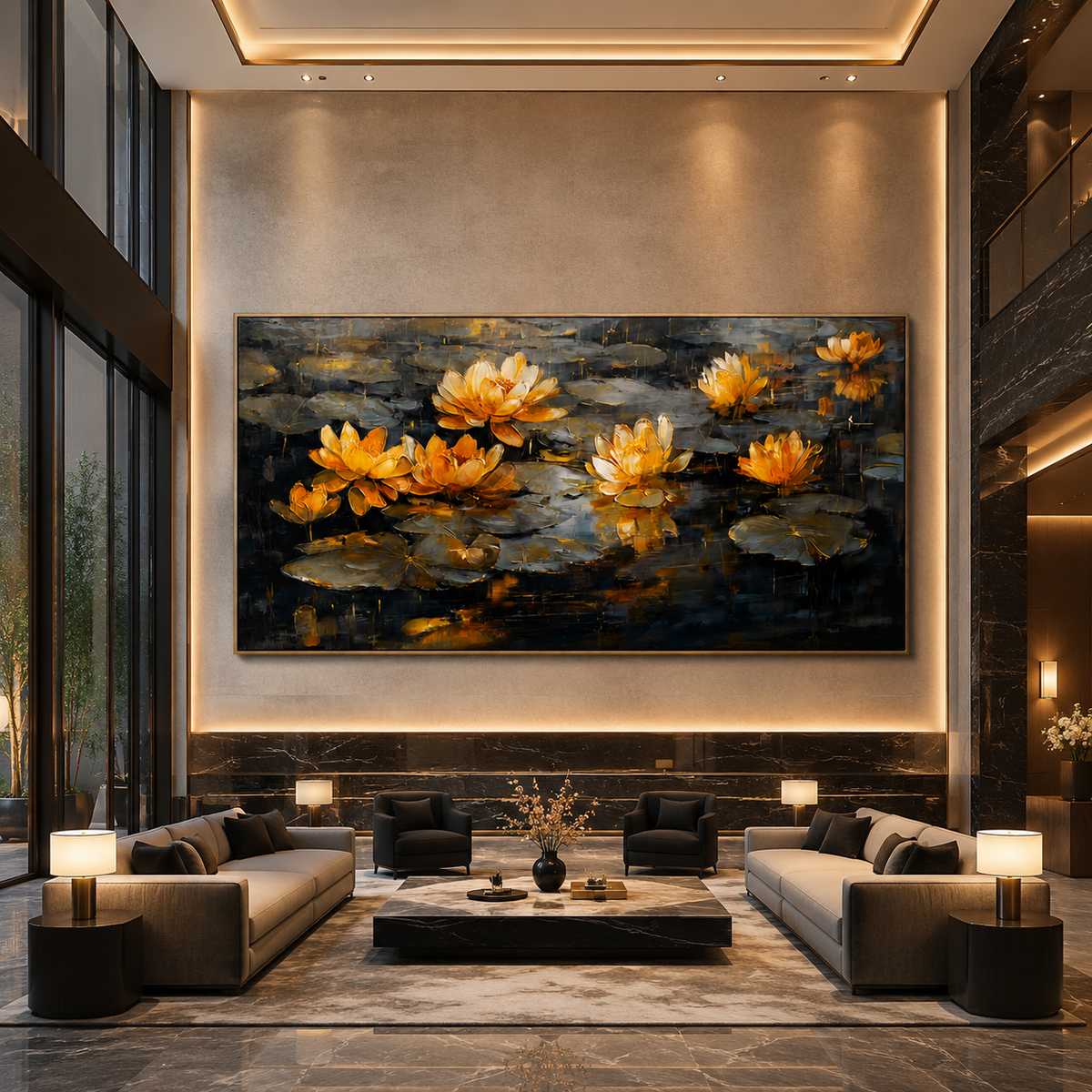 AVIORART Nymphaea Wall Art Canvas