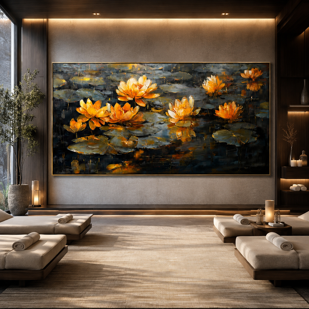 AVIORART Nymphaea Wall Art Canvas