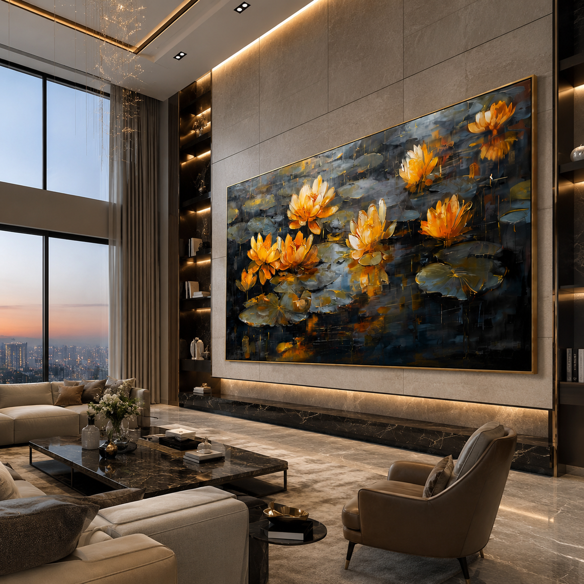 AVIORART Nymphaea Wall Art Canvas