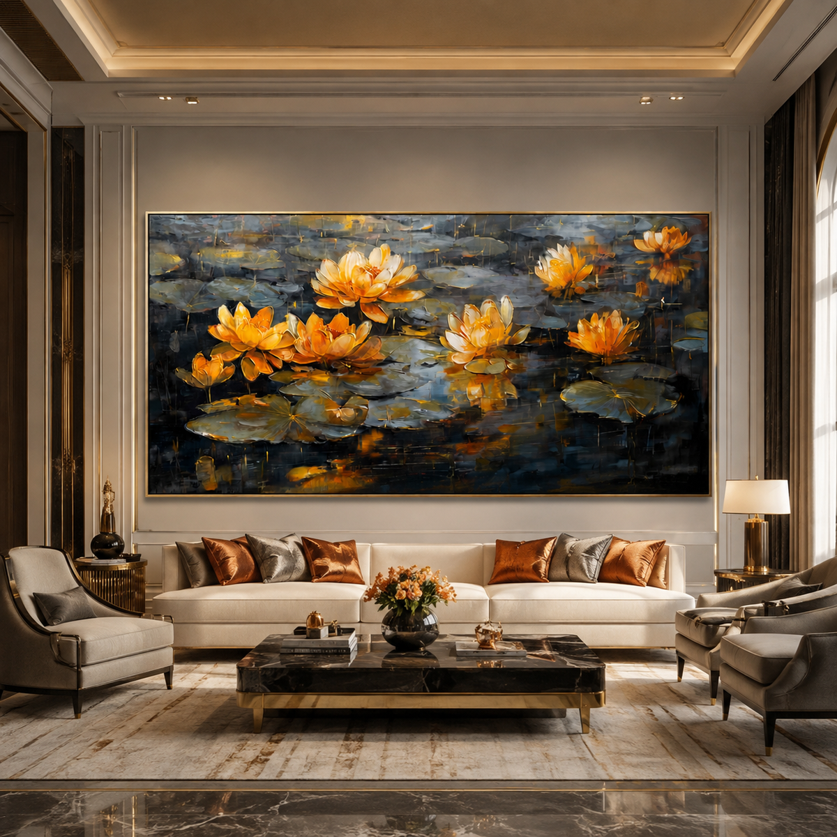 AVIORART Nymphaea Wall Art Canvas