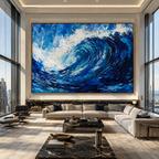 AVIORART Ocean's Power Wall Art Canvas