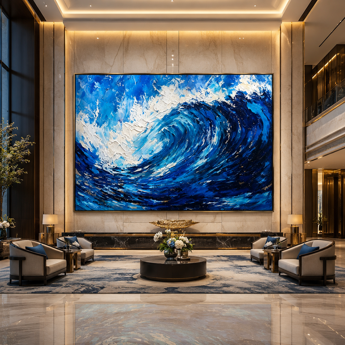 AVIORART Ocean's Power Wall Art Canvas