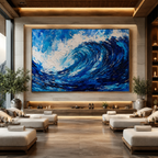 AVIORART Ocean's Power Wall Art Canvas