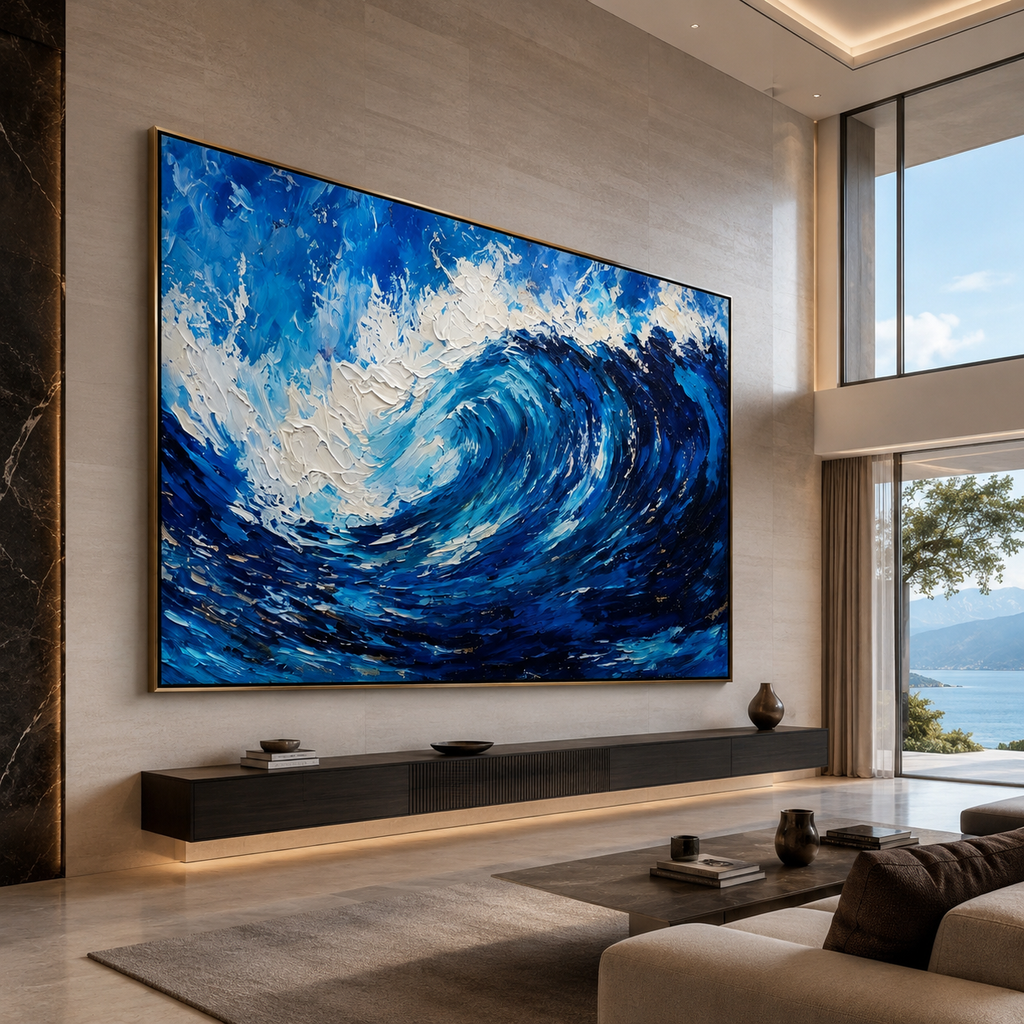 AVIORART Ocean's Power Wall Art Canvas