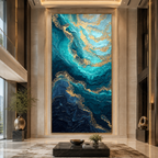 AVIORART Oceanic Veins Wall Art Canvas