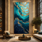 AVIORART Oceanic Veins Wall Art Canvas