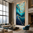 AVIORART Oceanic Veins Wall Art Canvas
