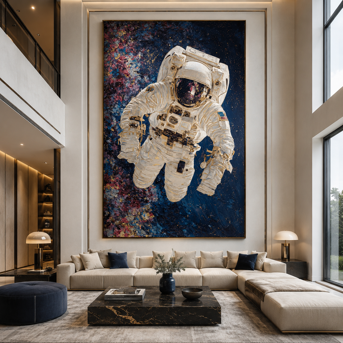 AVIORART One Giant Leap Wall Art Canvas