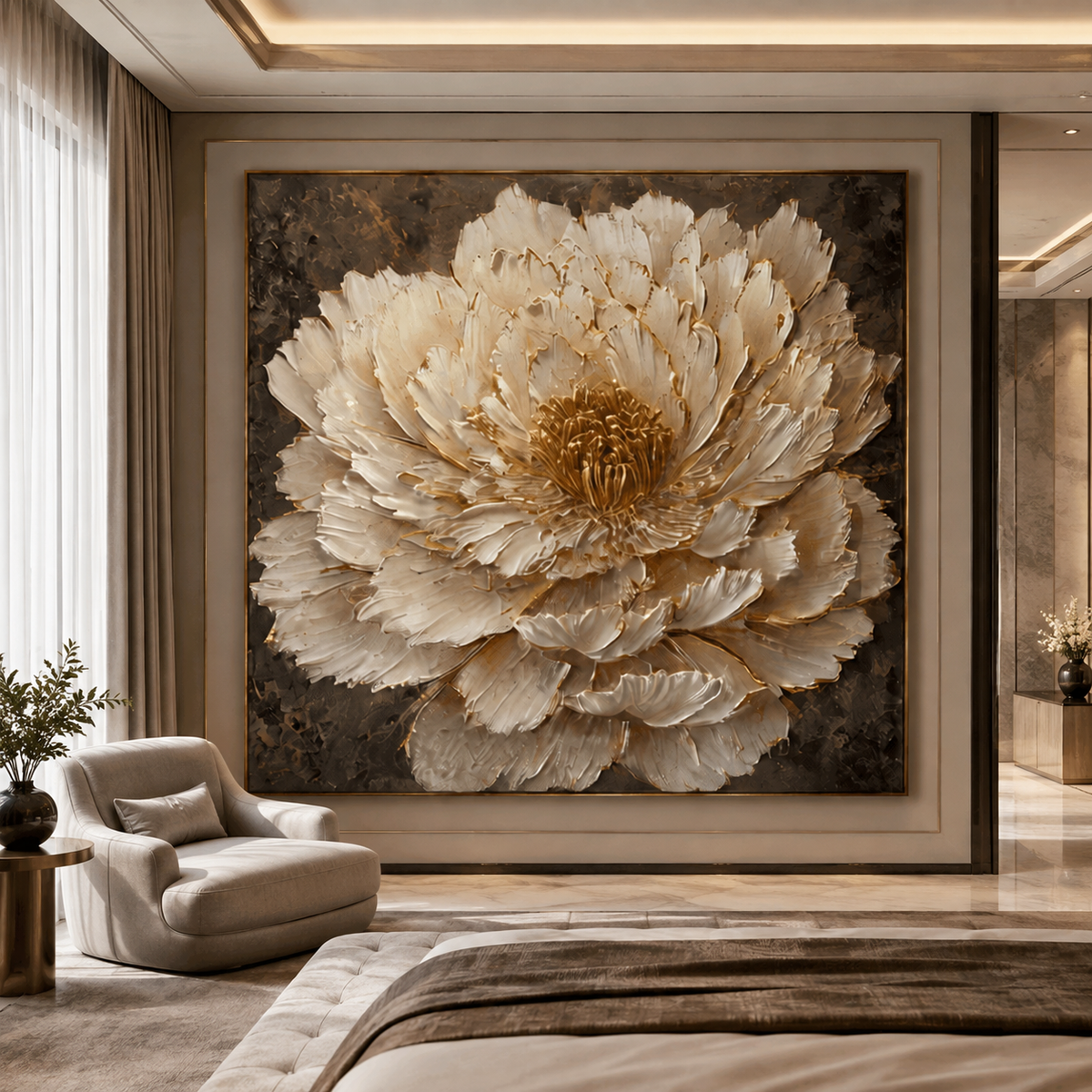 AVIORART Open Heart Wall Art Canvas