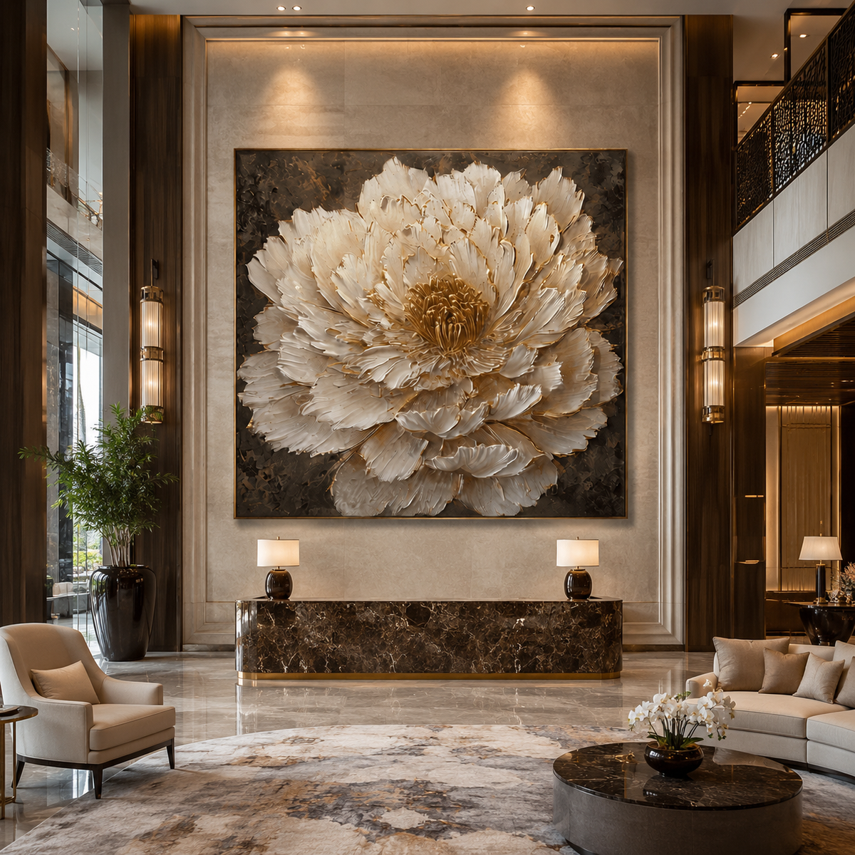 AVIORART Open Heart Wall Art Canvas