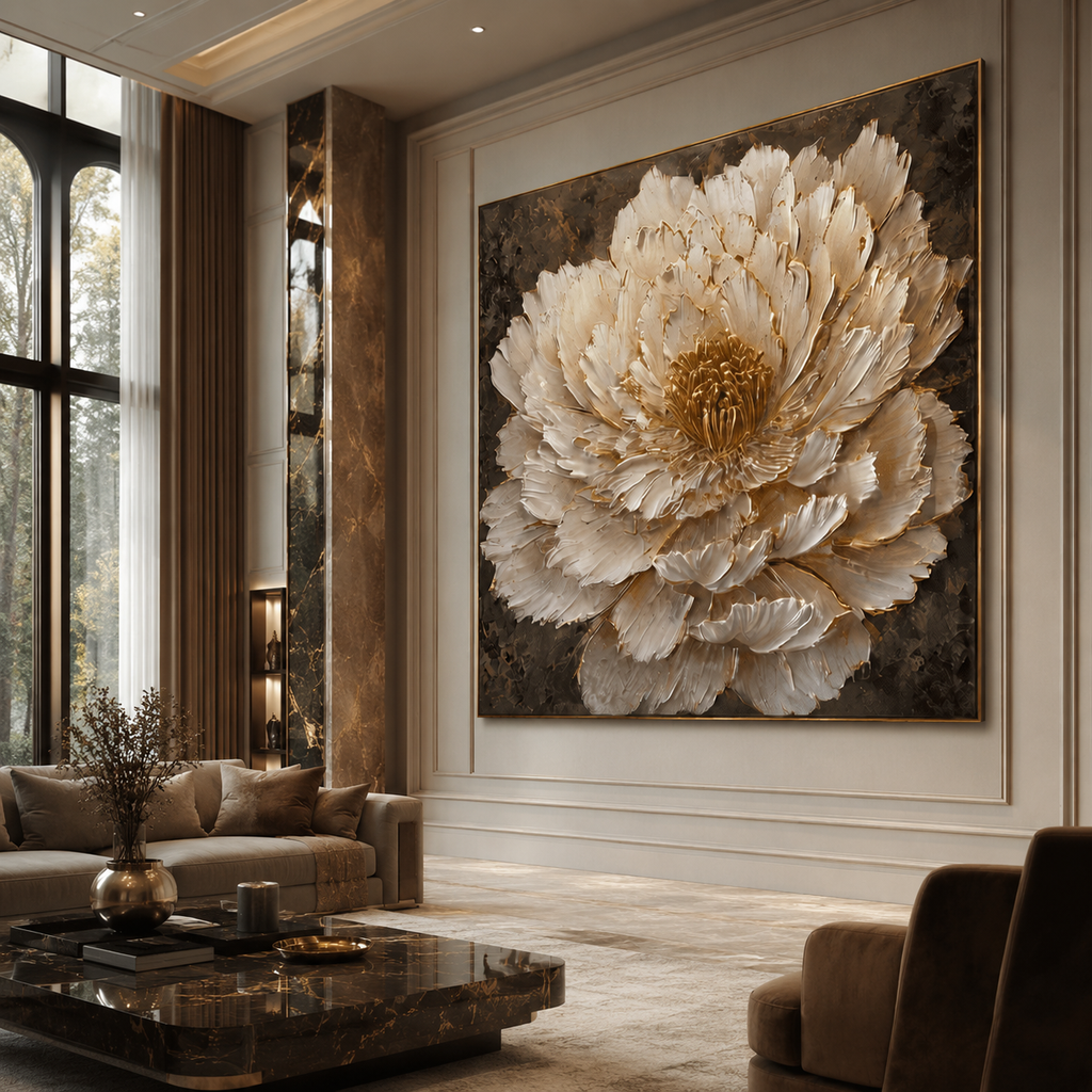 AVIORART Open Heart Wall Art Canvas