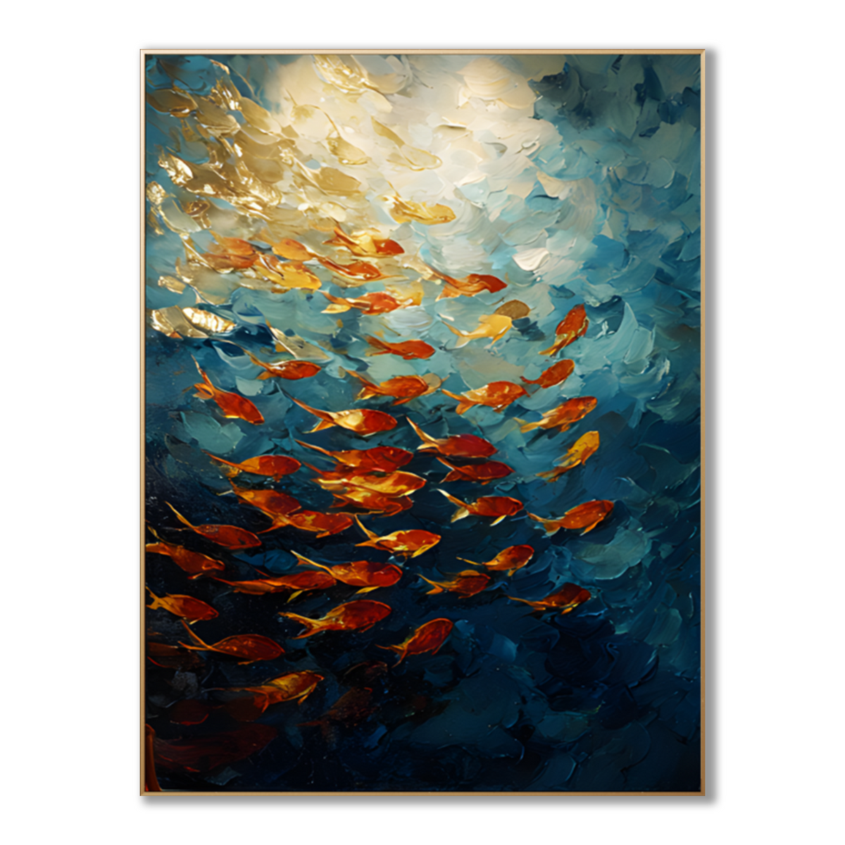 AVIORART Opulent Currents Wall Art Canvas