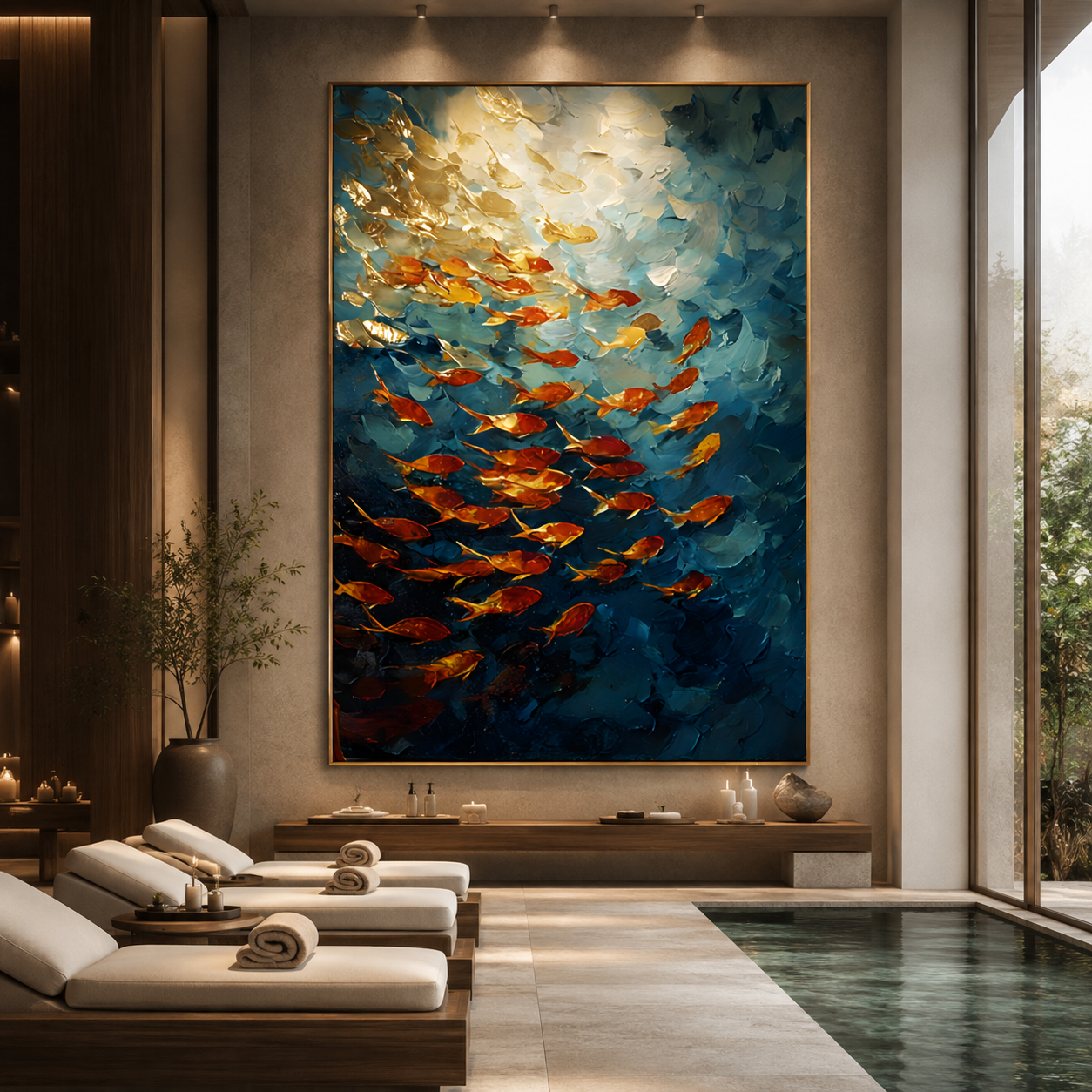 AVIORART Opulent Currents Wall Art Canvas
