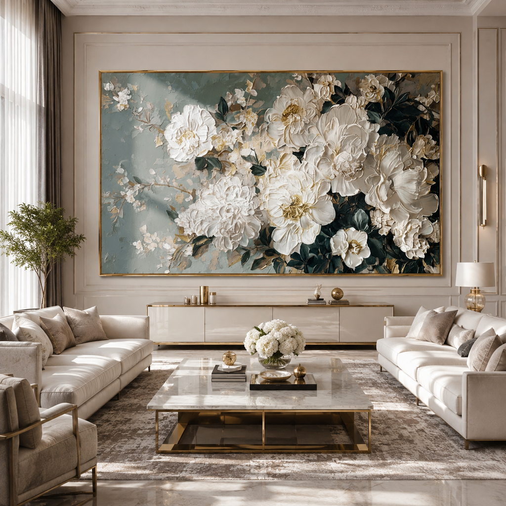 AVIORART Palace Garden Wall Art Canvas