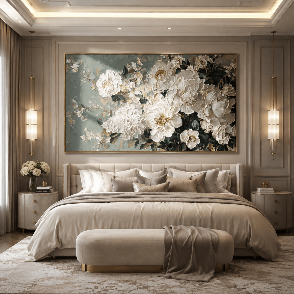 AVIORART Palace Garden Wall Art Canvas