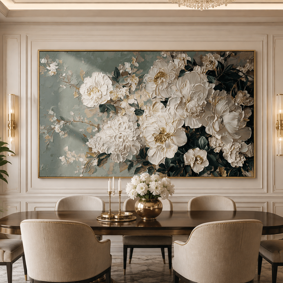 AVIORART Palace Garden Wall Art Canvas