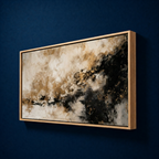 AVIORART Pale Gold Wall Art Canvas