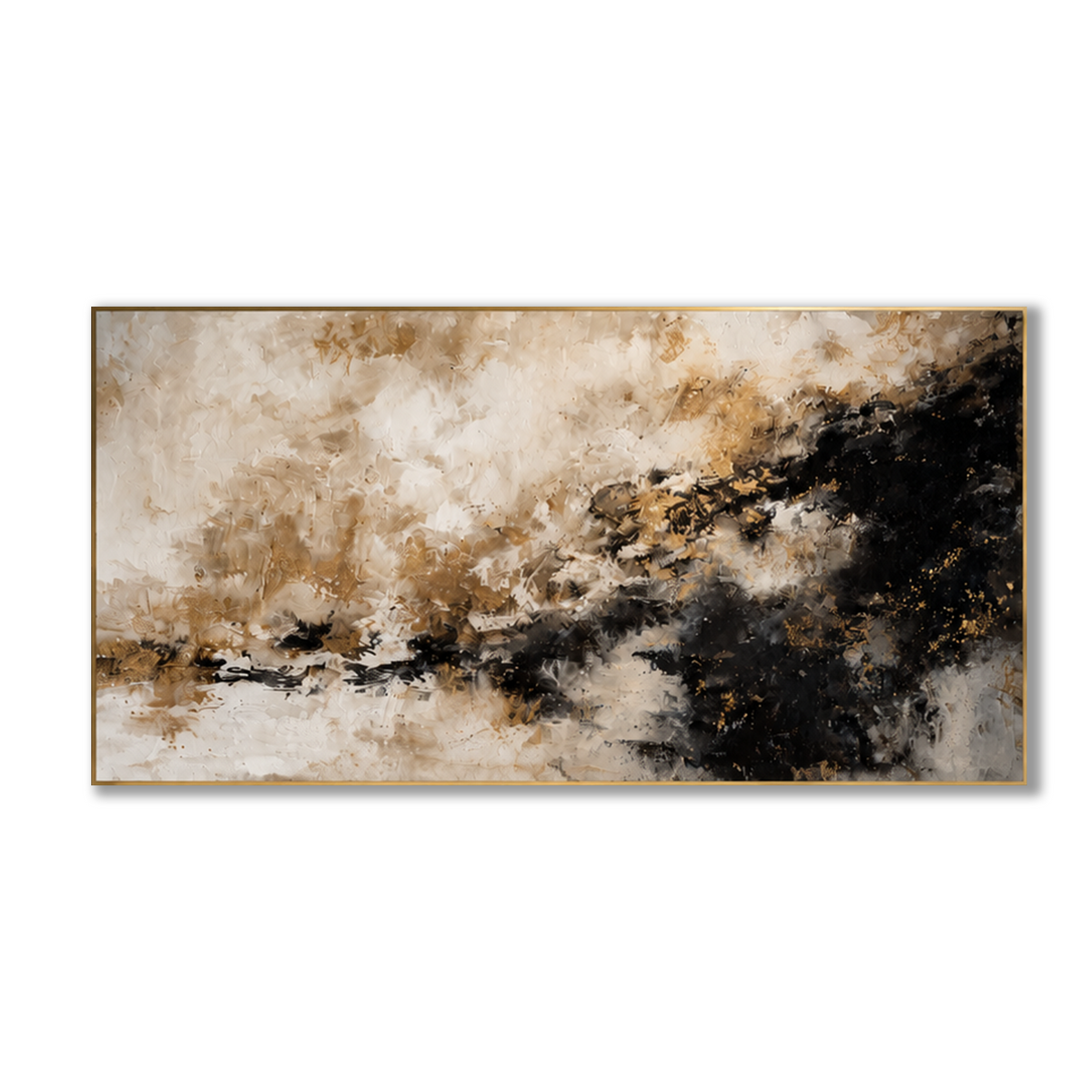 AVIORART Pale Gold Wall Art Canvas