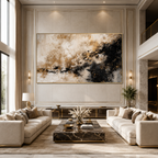 AVIORART Pale Gold Wall Art Canvas