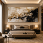 AVIORART Pale Gold Wall Art Canvas
