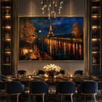 AVIORART Paris After Dark Wall Art Canvas