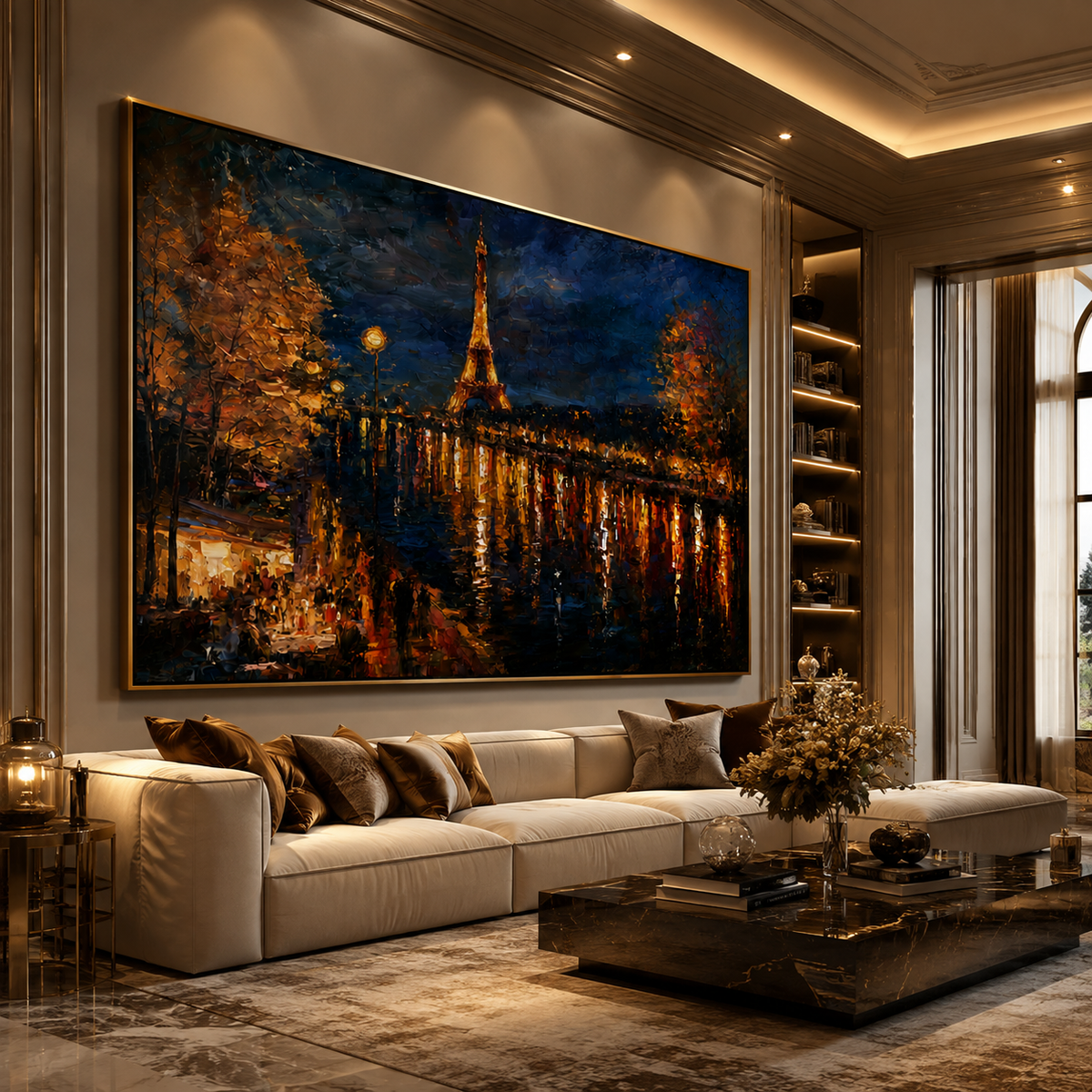 AVIORART Paris After Dark Wall Art Canvas