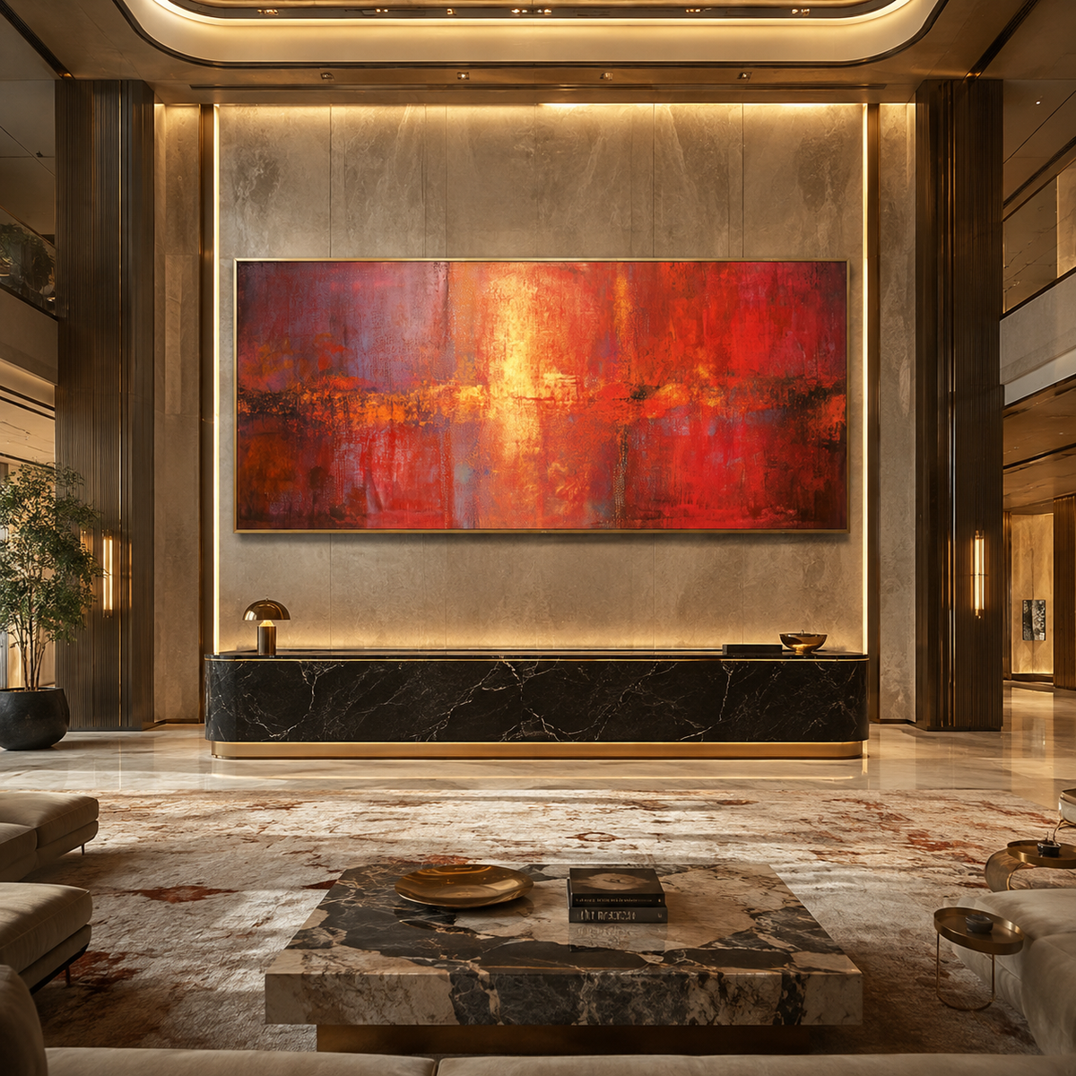 AVIORART Prosperous Glow Wall Art Canvas