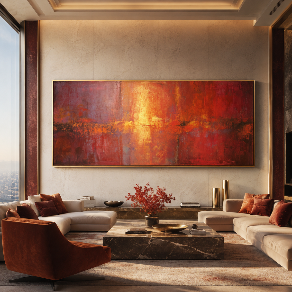 AVIORART Prosperous Glow Wall Art Canvas
