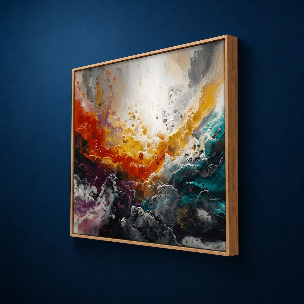 AVIORART Pulse of Creation Wall Art Canvas