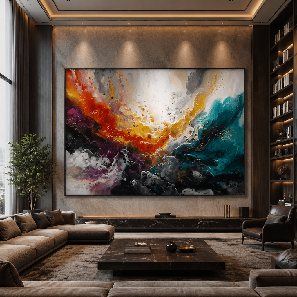 AVIORART Pulse of Creation Wall Art Canvas