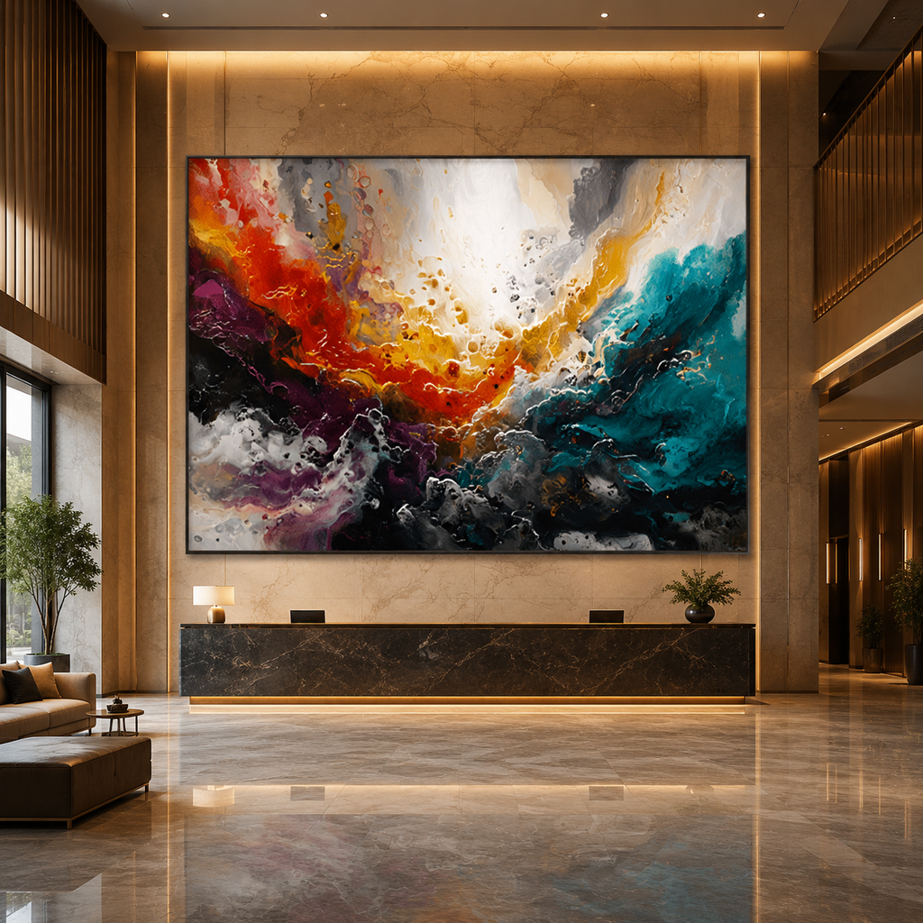 AVIORART Pulse of Creation Wall Art Canvas