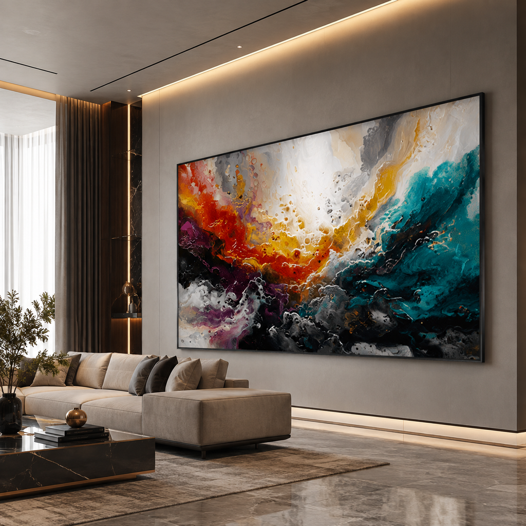 AVIORART Pulse of Creation Wall Art Canvas
