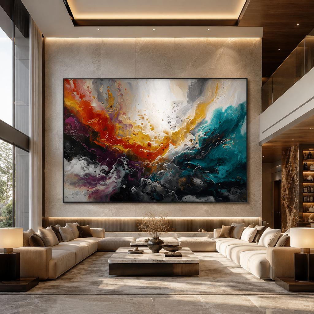 AVIORART Pulse of Creation Wall Art Canvas