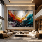AVIORART Pulse of Creation Wall Art Canvas