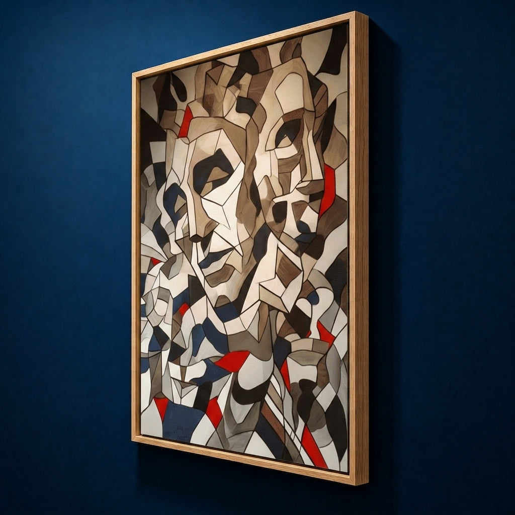 AVIORART Puzzle of the Mind Wall Art Canvas