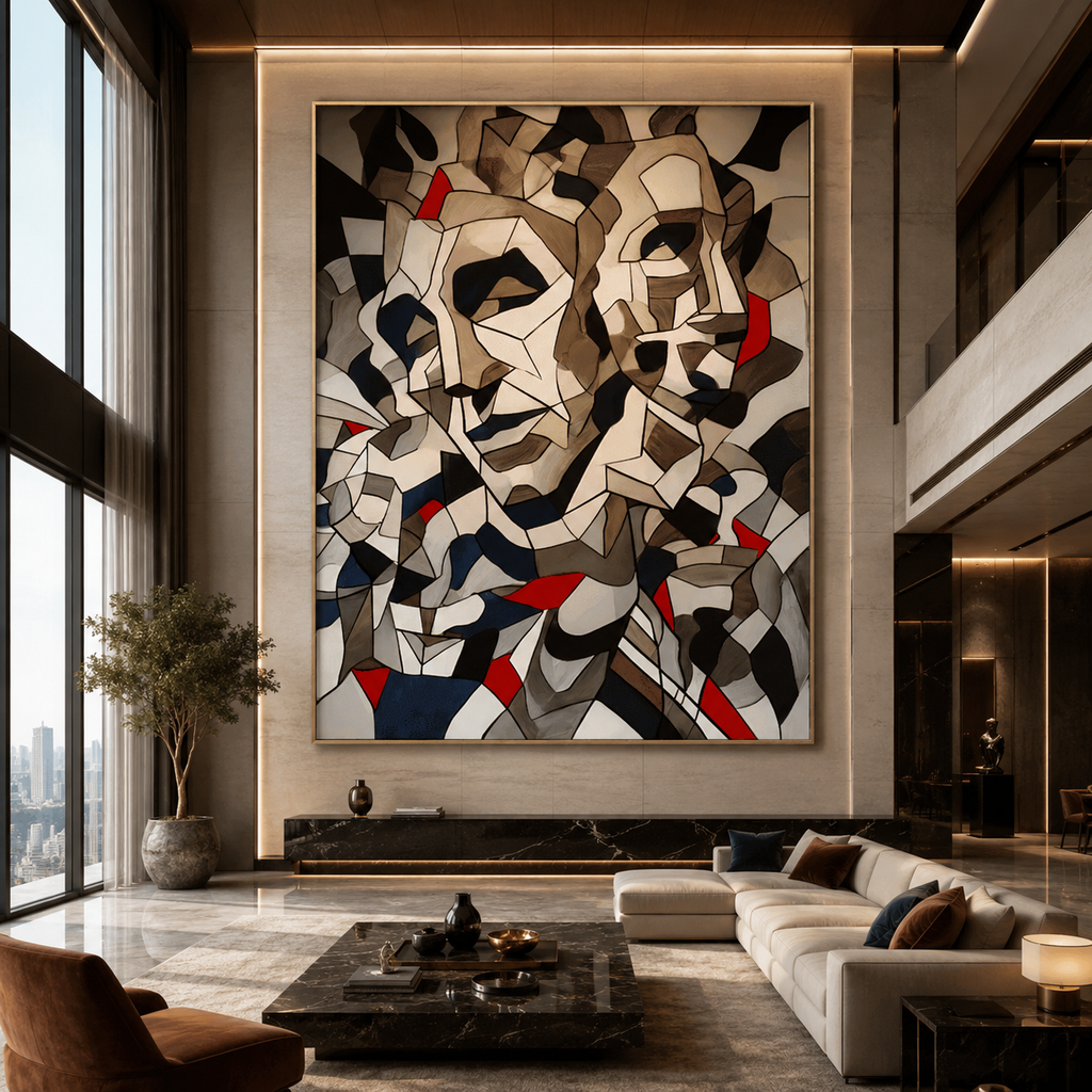 AVIORART Puzzle of the Mind Wall Art Canvas