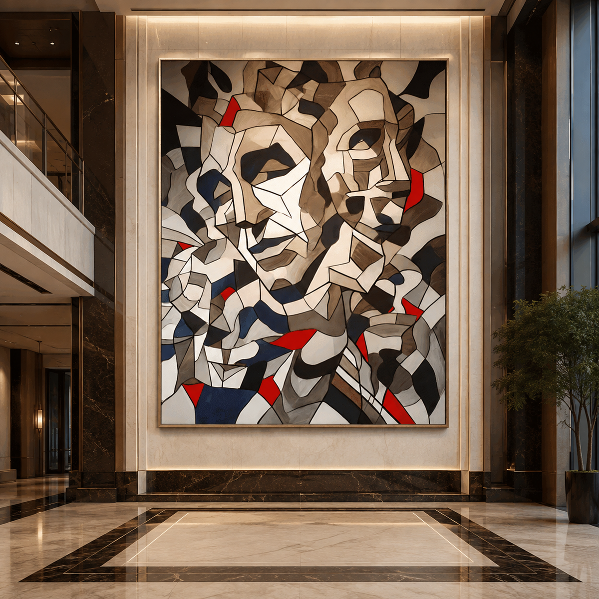 AVIORART Puzzle of the Mind Wall Art Canvas