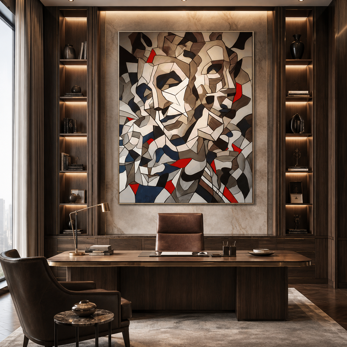 AVIORART Puzzle of the Mind Wall Art Canvas