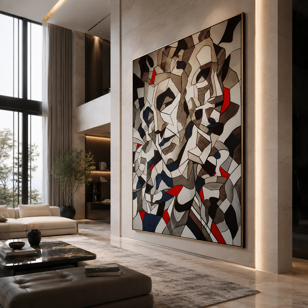 AVIORART Puzzle of the Mind Wall Art Canvas
