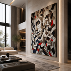 AVIORART Puzzle of the Mind Wall Art Canvas