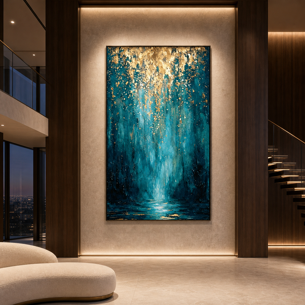 AVIORART Wall Art Canvas Rain of Fortune