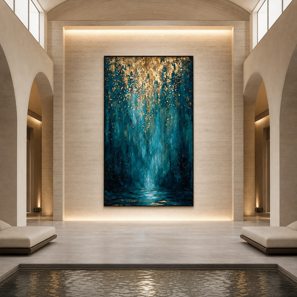 AVIORART Wall Art Canvas Rain of Fortune