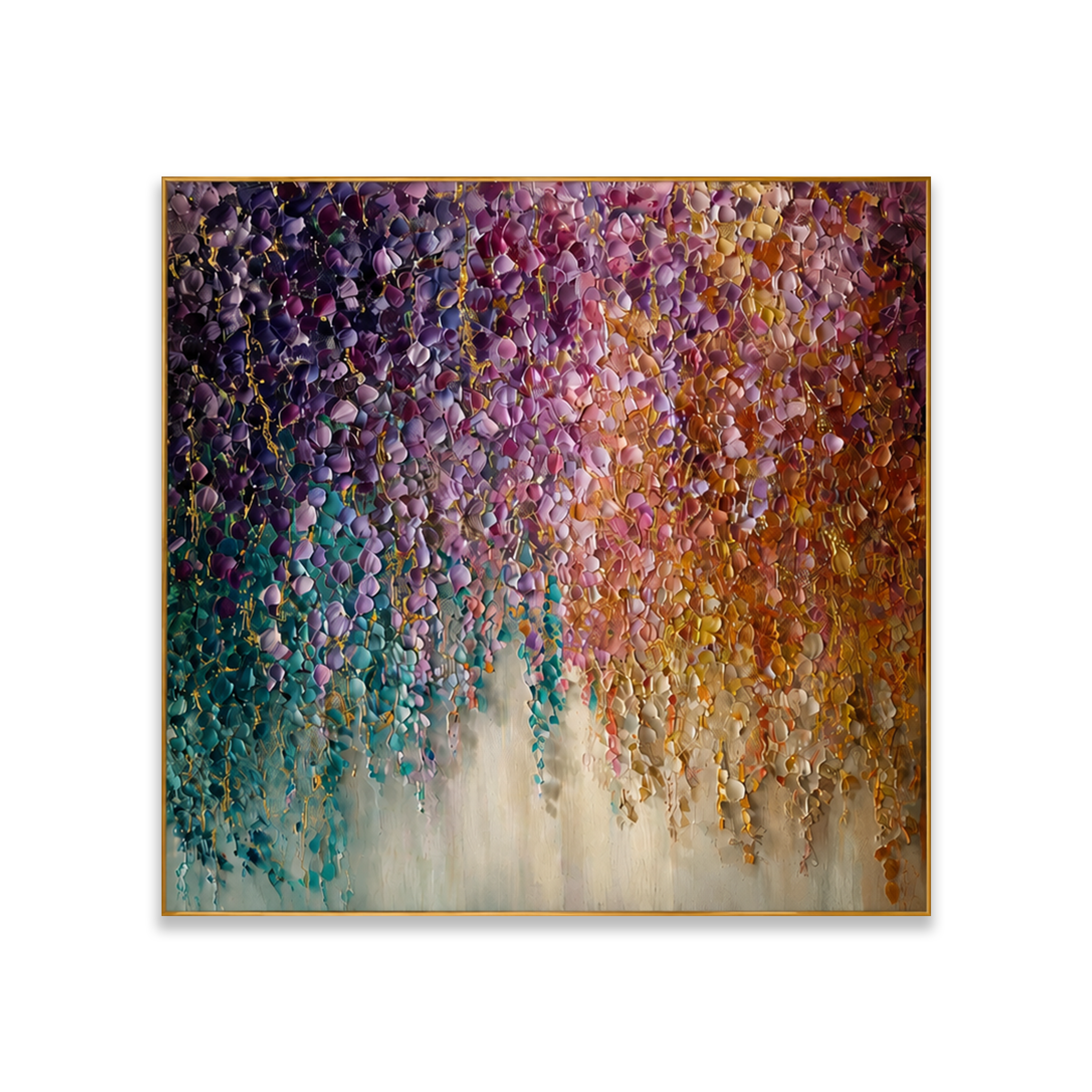 AVIORART Raining Colors Wall Art Canvas