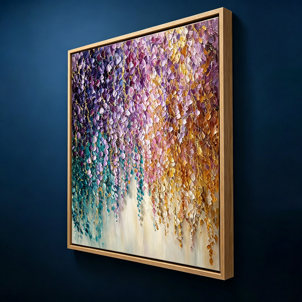 AVIORART Raining Colors Wall Art Canvas