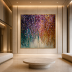 AVIORART Raining Colors Wall Art Canvas